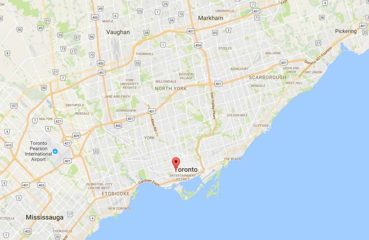 Mapa Alexandra park okres Toronto