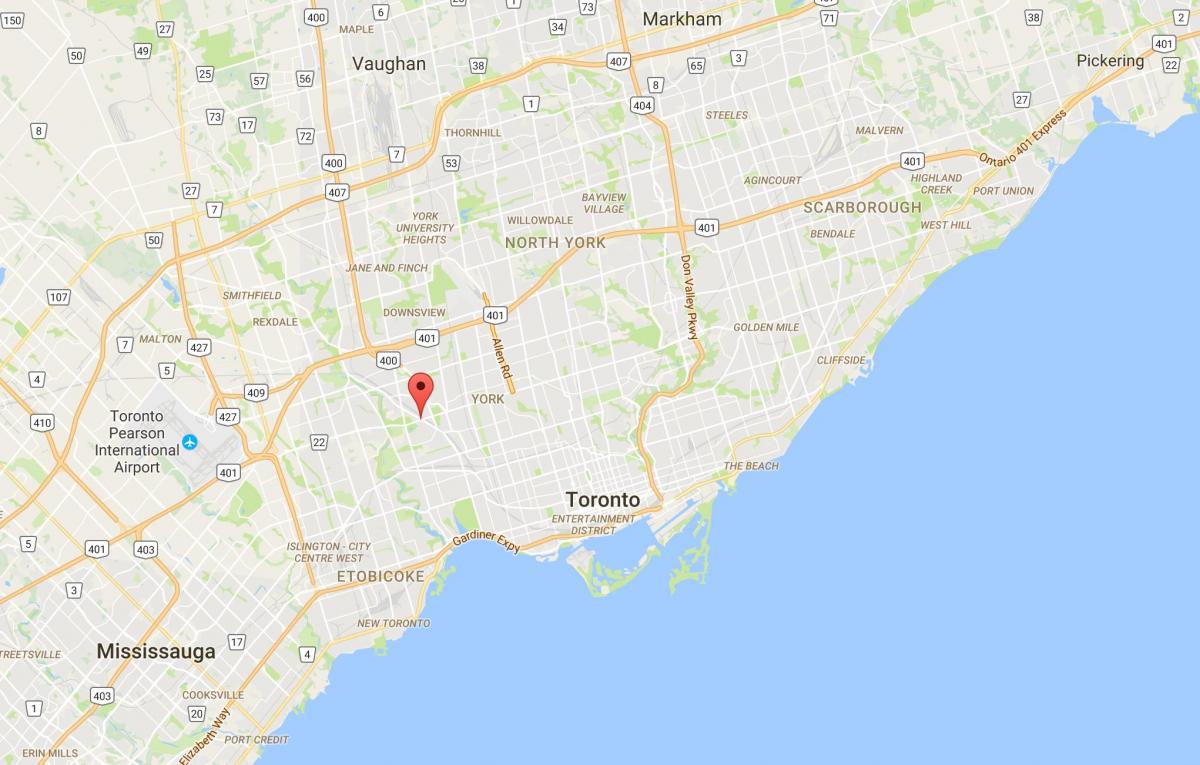Mapu Mount Dennis okres Toronto