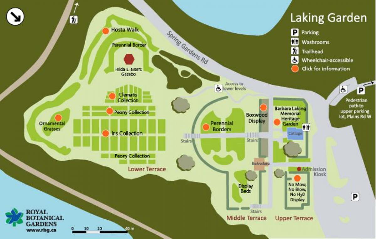 Mapa RBG Laking Záhrada