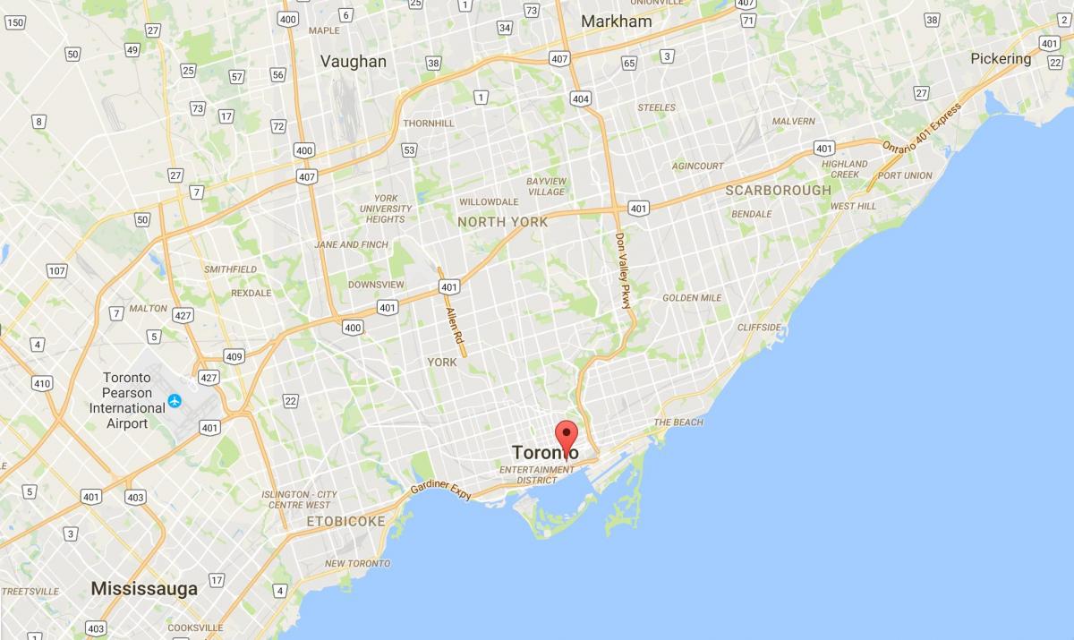 Mapu St. Lawrence okres Toronto