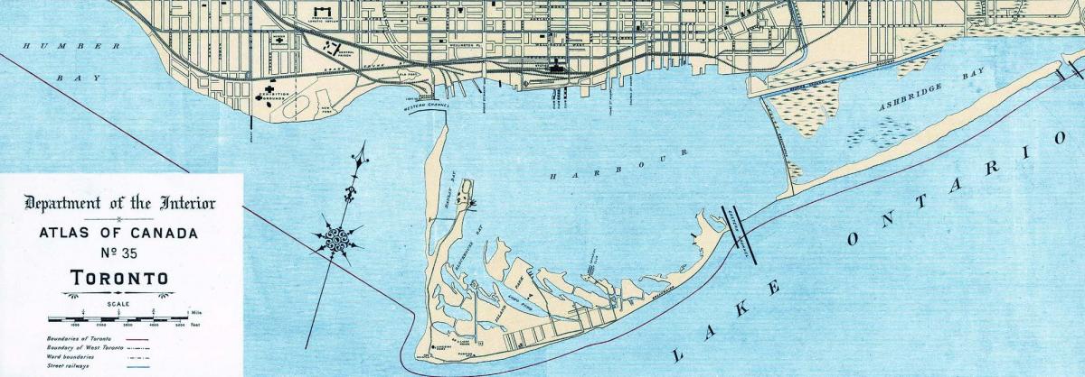 Mapu Toronto Harbour 1906