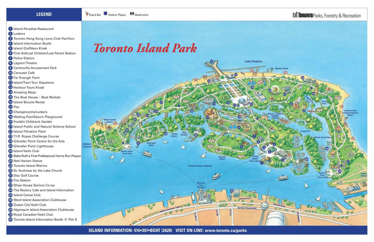 Mapu Toronto island park