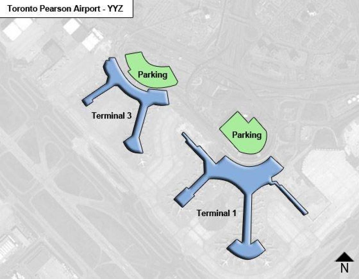 Mapu Toronto Pearson airport Kanady
