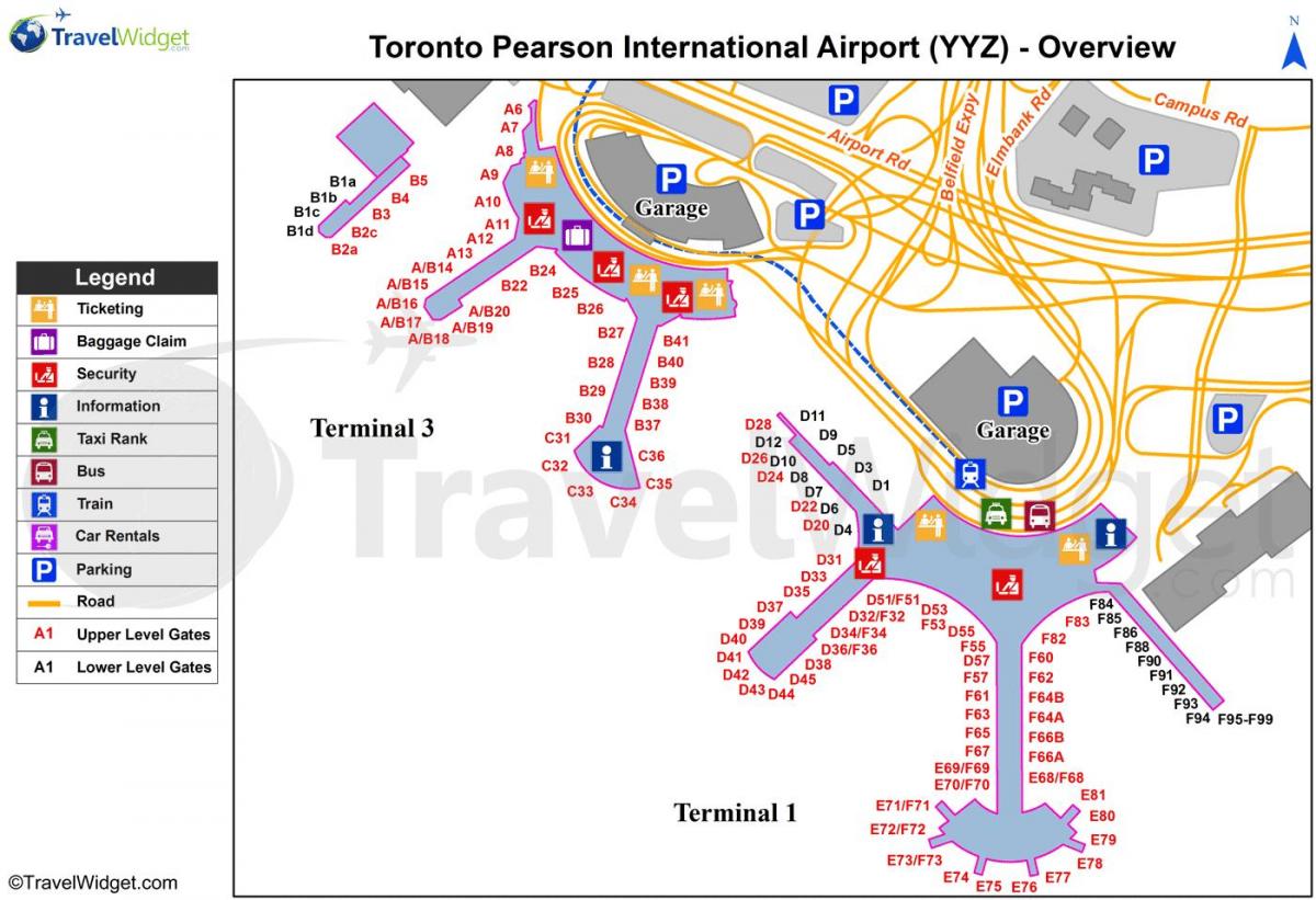 Mapu Toronto Pearson international airport