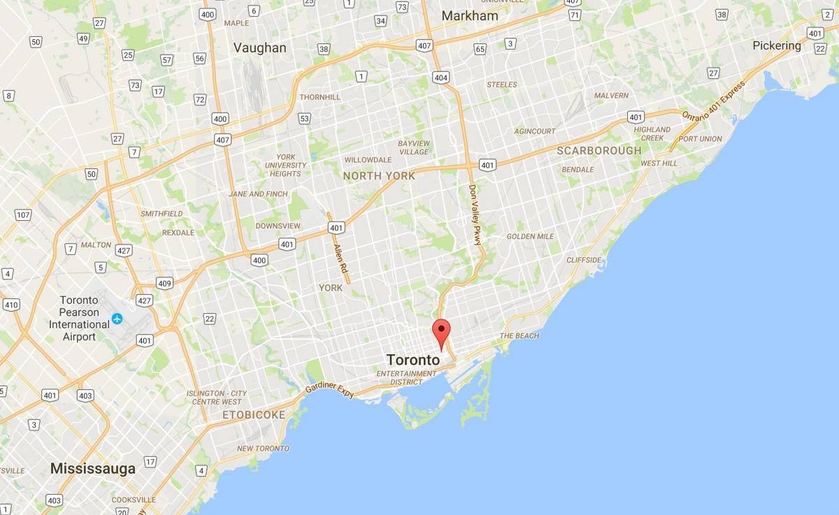Mapa Trefann okresný Súd Toronto
