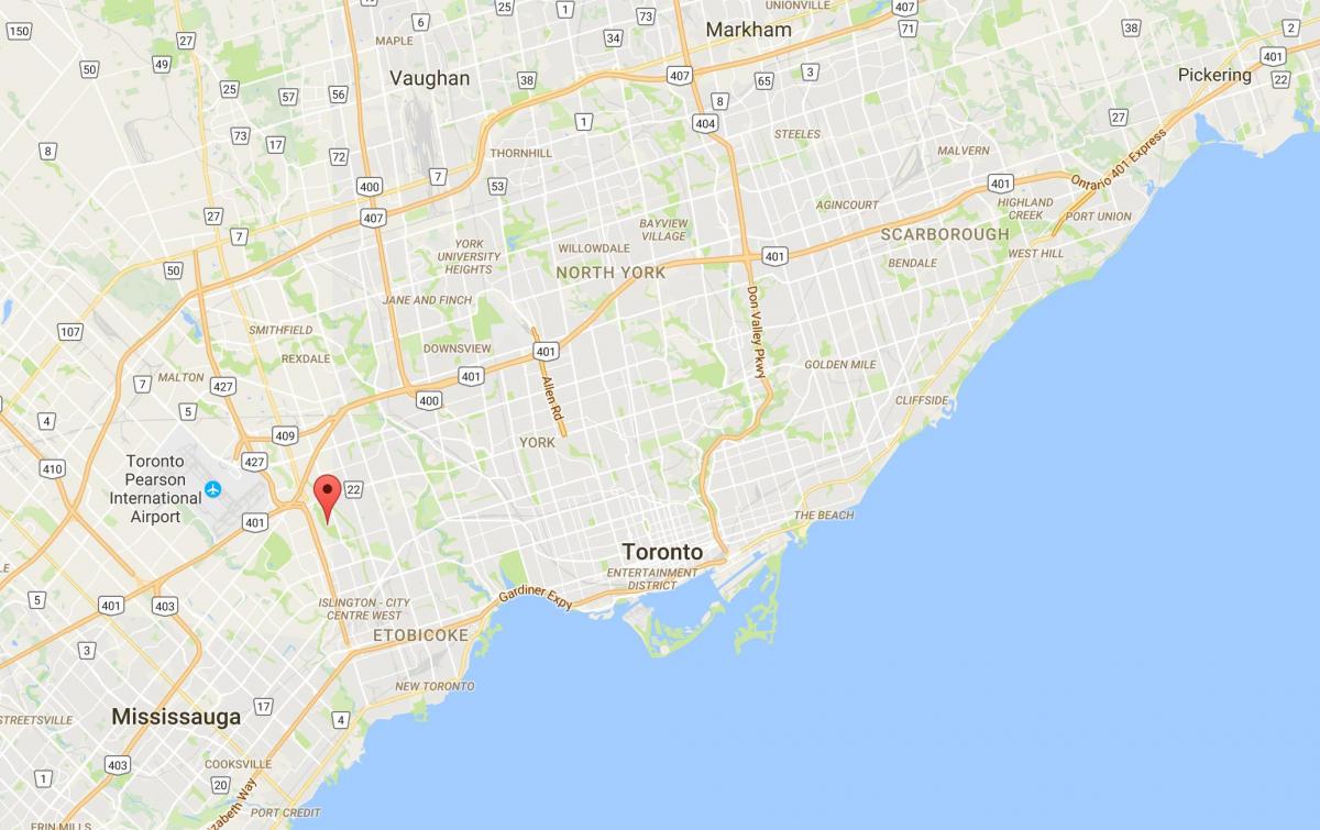 Mapu West Deane Park okres Toronto