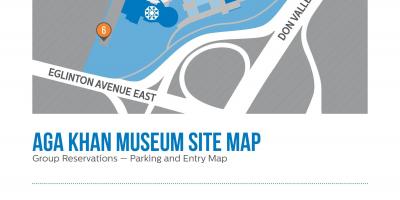 Mapa Aga Khan múzeum