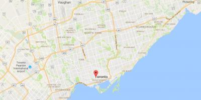 Mapa Alexandra park okres Toronto