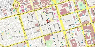 Mapa Baldwin Obce Toronto