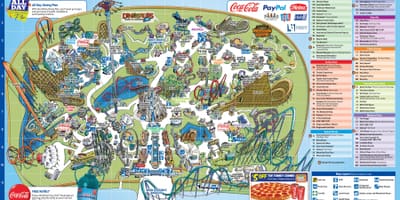 Mapa Canada ' s wonderland