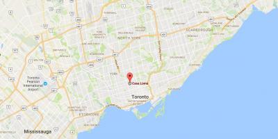 Mapa Casa Loma okres Toronto