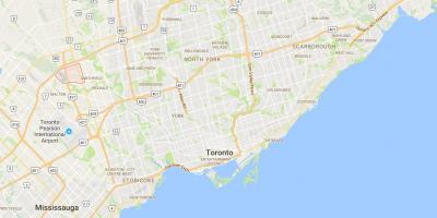 Mapa Clairville okres Toronto