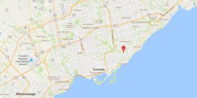 Mapa Polmesiaca Mesto okres Toronto