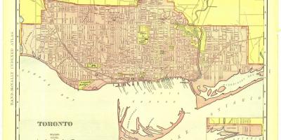 Mapa historické Toronto