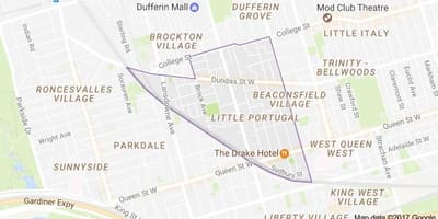 Mapa Malé Portugalsko Toronto