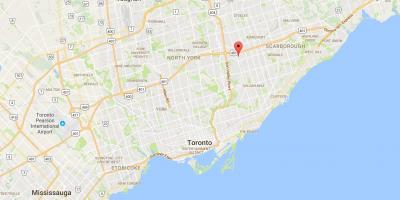Mapa Maryvale okres Toronto