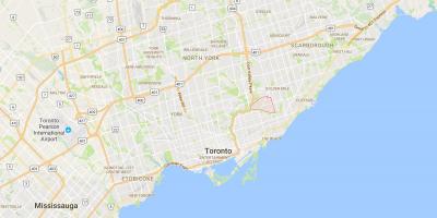Mapa O ' connor–Parkview okres Toronto