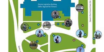 Mapa Queen ' s Park Toronto