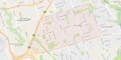 Mapa Richview okolí Toronto