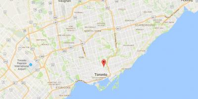 Mapa, St. James Mesto okres Toronto