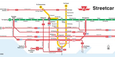 Mapu Toronto električka