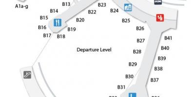 Mapu Toronto Pearson airport príchodu úrovni terminálu 3