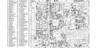 Mapa university of Toronto St Georges areálu
