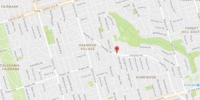 Mapa Vaughan cestnej Toronto