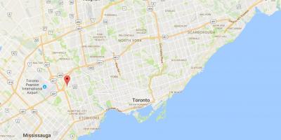 Mapa Willowridge okres Toronto
