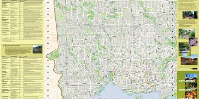 Mapa záhrady Toronto west