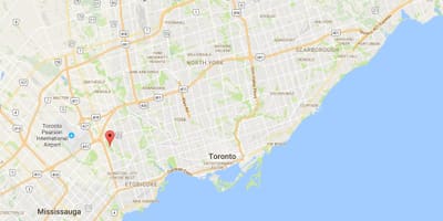 Mapu West Deane Park okres Toronto